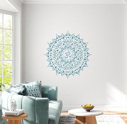 Stencil DFA reusable Round pattern for plaster and paint 0.3-1mm (С00098), 1mm - For plaster
