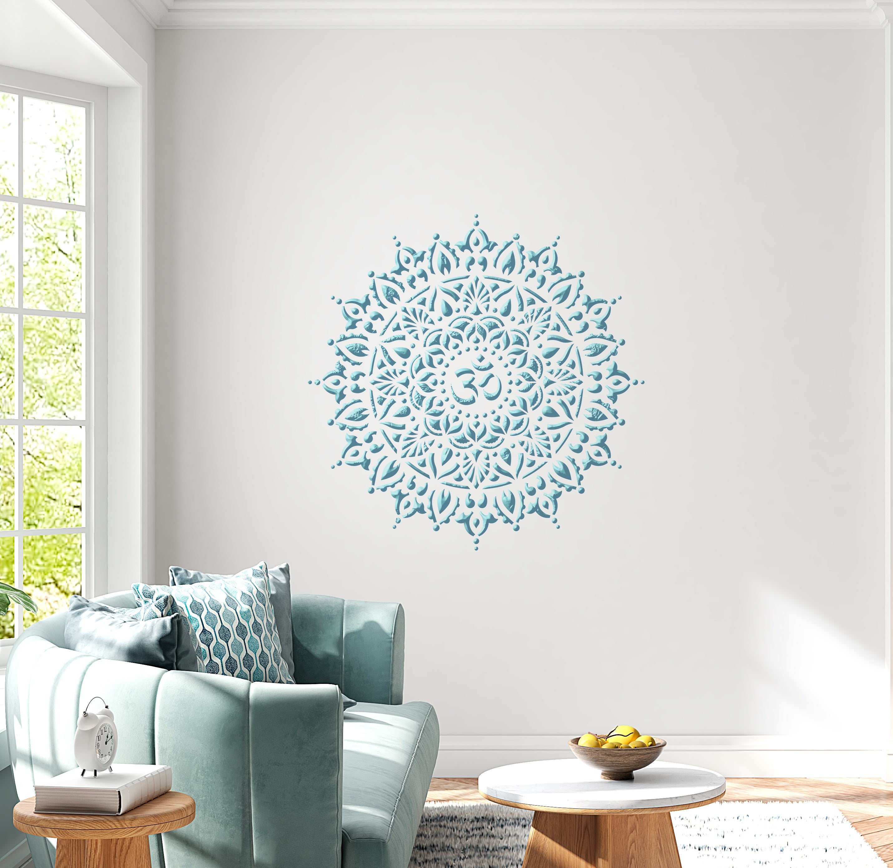 Stencil DFA reusable Round pattern for plaster and paint 0.3-1mm (C00098)