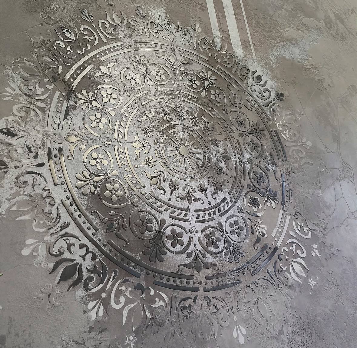 Create unique designs with the DFA Stencil Round Pattern 0.3-1mm (C00108)