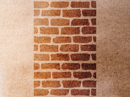 Stencil DFA Facade Brick stencil for plaster and paint 0.3-1mm 49x76 (F00010)