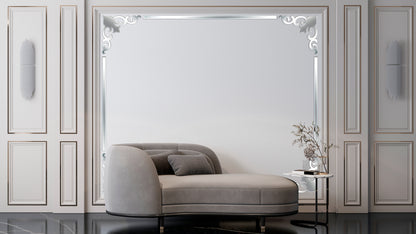 Play of Light and Space: DFA Corner Pattern Room Expanding Mirror 2pcs/4pcs (YA00031)