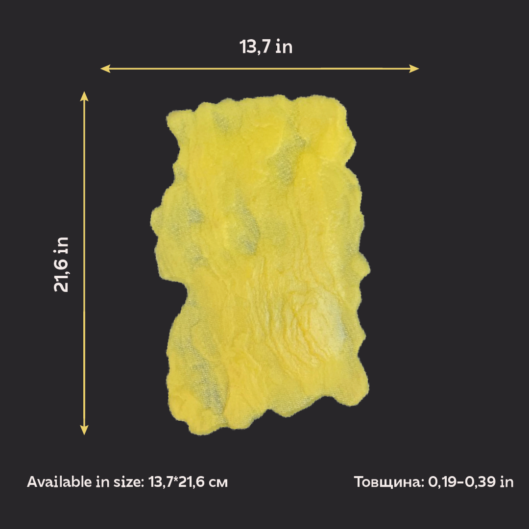 Silicone impression for decoration Stone texture (yellow) W00010