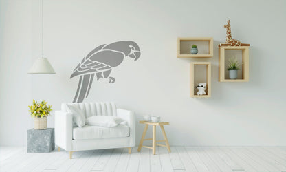 Stencil DFA Parrot for plaster and paint 0.3-1mm (J00005)