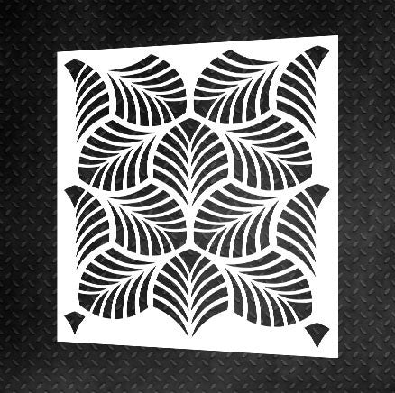 Stencil DFA for decoration Priroda for plaster and paint 0.3-1mm (P00002)