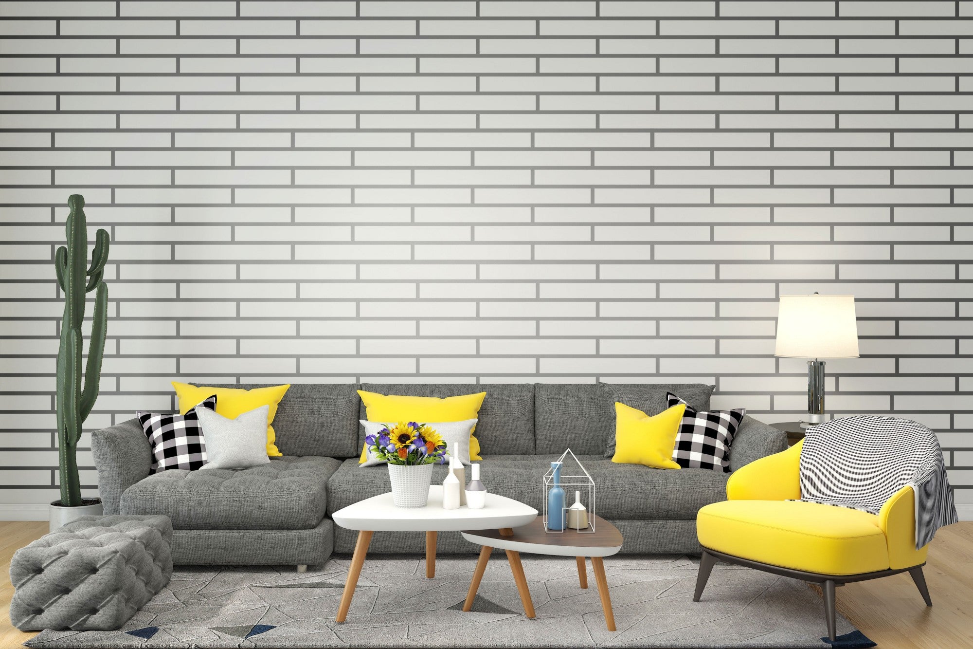 DFA Stencil Facade Bricks reusable for decorative plaster and paint 0.3-1mm 36*97 31x4cm 1 mm (F00008)