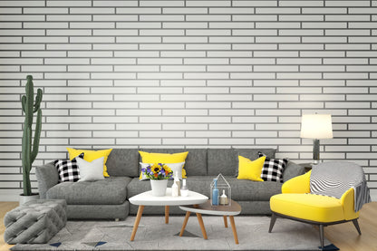 DFA Stencil Facade Bricks reusable for decorative plaster and paint 0.3-1mm 36*97 31x4cm 1 mm (F00008)