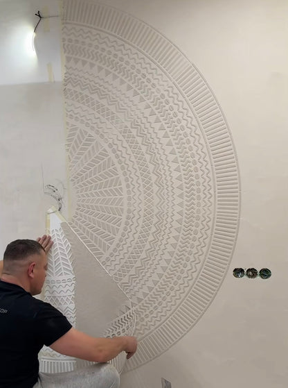 Creative decor with stylish stencil DFA Round pattern 0.3-1 mm (C00111-d)