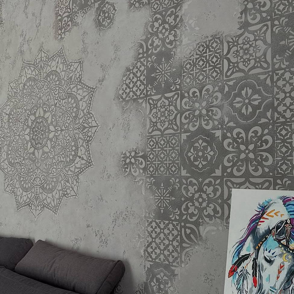Create a stylish space: stencil DFA Square patterns for decorative decoration 0.3-1 mm (K00025)