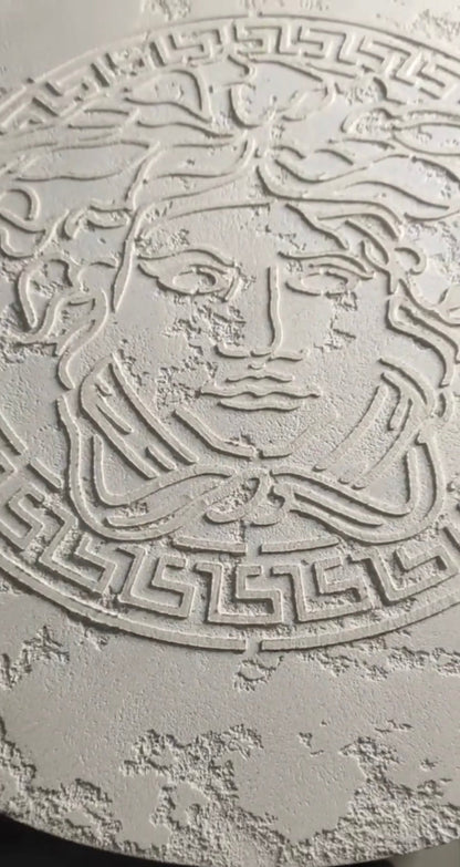 Versace Luxury Style DFA Stencil Round Pattern for Paint and Plaster 0.3-1mm (C00033)