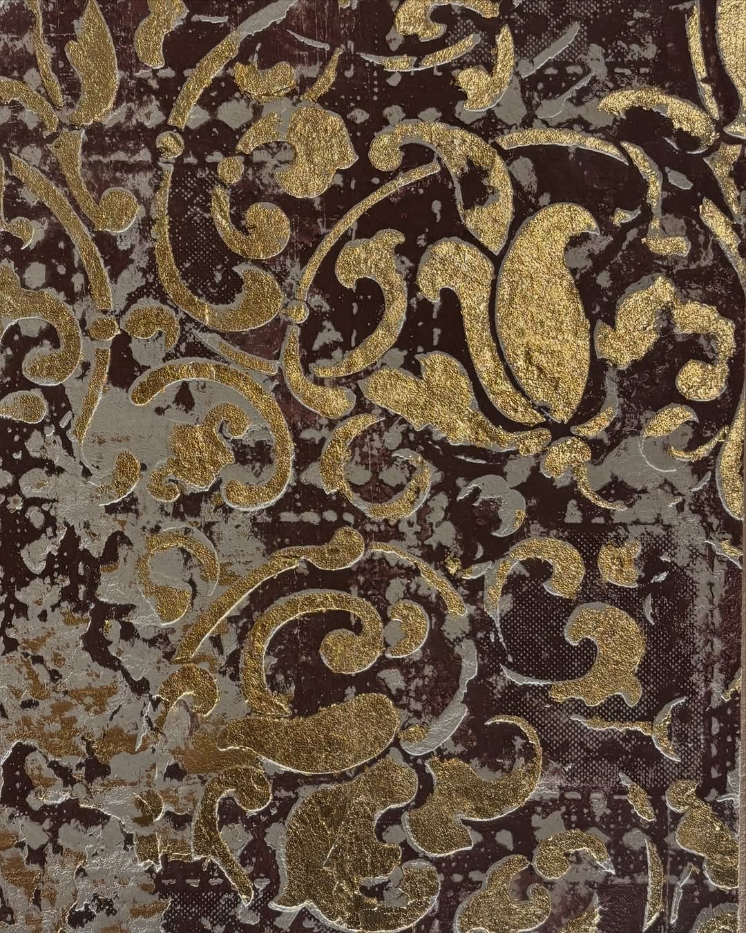 Oriental motifs in a modern version - stencil DFA for decorative decoration 0.3-1 mm (V000021-d)