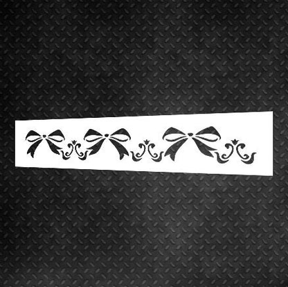 Reusable stencil DFA for plaster and paint 0.3-1mm Bows (E00004)