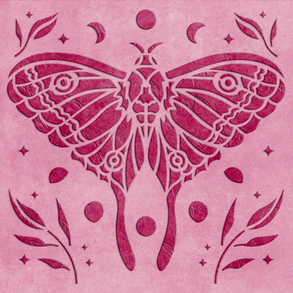 Stencil Butterfly DFA animals for walls for plaster and paint 0.3-1mm (J00040)