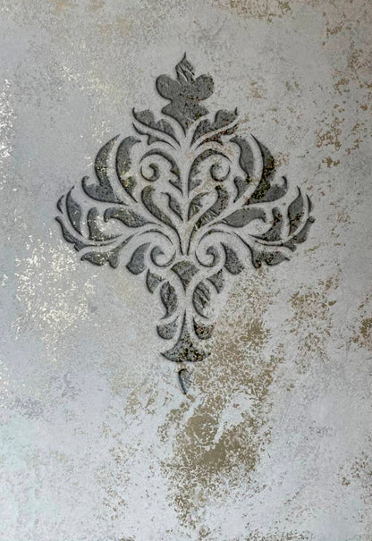 Reusable stencil DFA Damascus, for plaster 0.3-1mm (D00051)