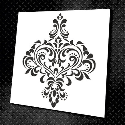Reusable stencil DFA Damascus, for plaster and paint 0.3-1mm (D00021)