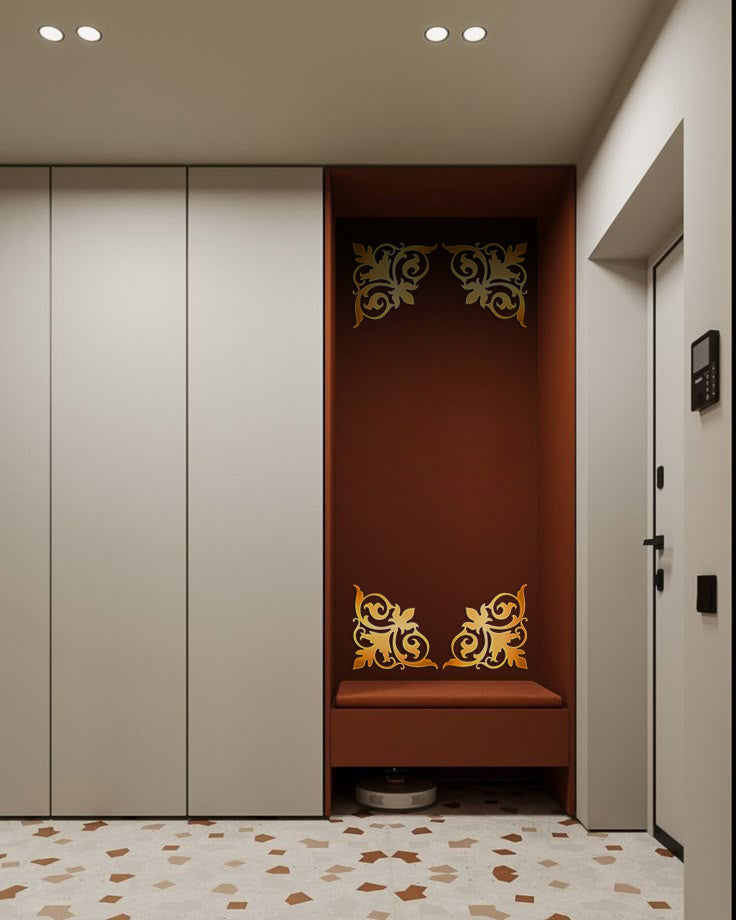 Create a spectacular accent with DFA Mirror Decor Corner Pattern 2pcs/4pcs (YA00039)