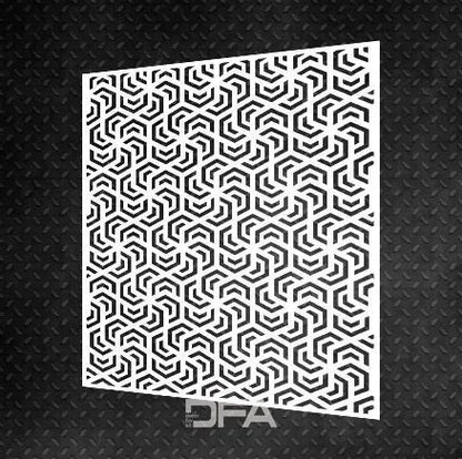 Experiment with space: DFA stencil "Geometry" for a unique interior 0.3-1 mm (G00014)