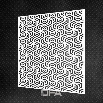 Experiment with space: DFA stencil "Geometry" for a unique interior 0.3-1 mm (G00014)