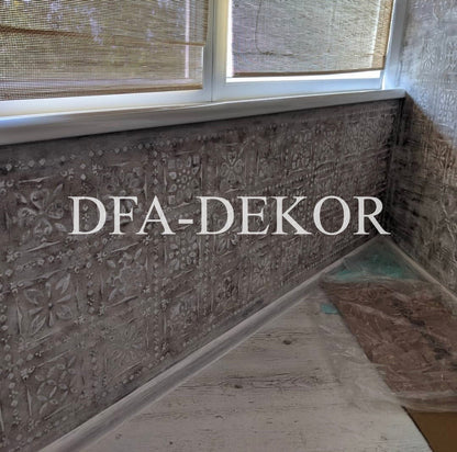 Stencil DFA Square patterns for plaster and paint 0.3-1mm (K00003)