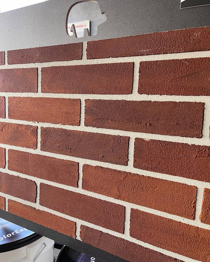DFA Stencil Facade Bricks reusable for decorative plaster and paint 0.3-1mm 39*78 6x25 + as a gift border and separate brick 25x6.5 (F00001)