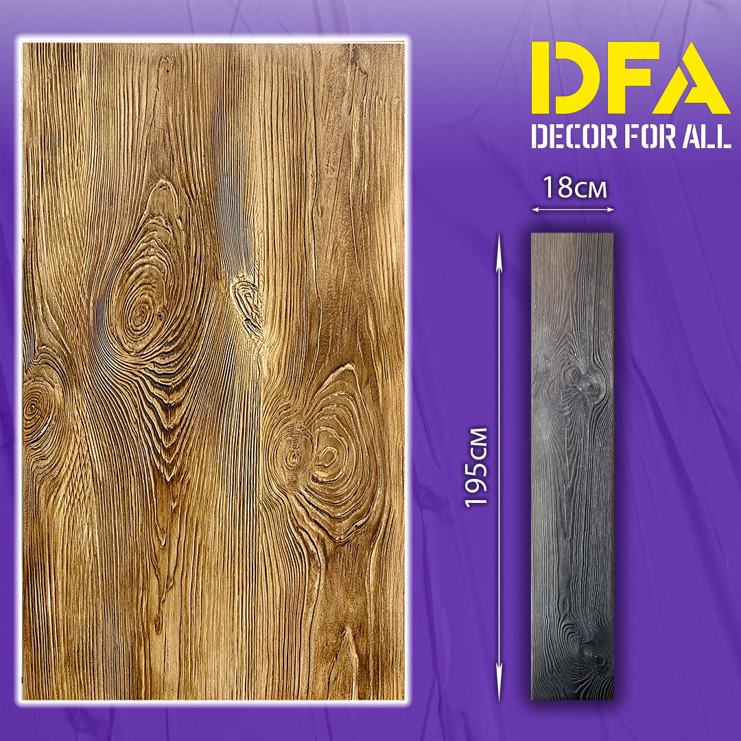 Silicone impression for decoration Tree 1 (black) W00021