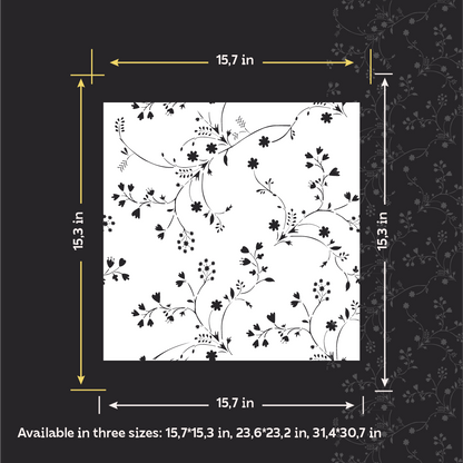 DFA Reusable Stencil "Nature" for Plaster and Paint 0.3–1 mm  (P00194)