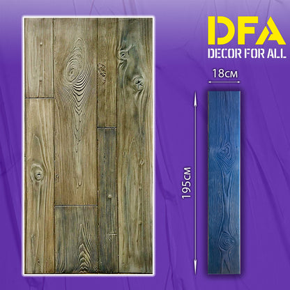Silicone impression for decoration Tree 2 (blue) W00022