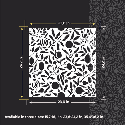 DFA Reusable Stencil "Nature" for Plaster and Paint 0.3–1 mm – William Morris Collection (P00188)