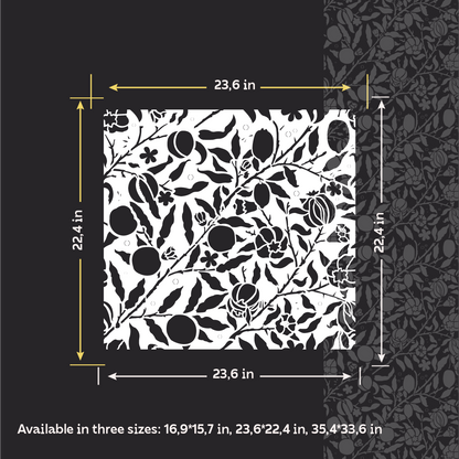 DFA Reusable Stencil "Nature" for Plaster and Paint 0.3–1 mm – William Morris Collection (P00182)