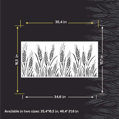 DFA Reusable Stencil "Nature" for Plaster and Paint 0.3–1 mm  (P00192)