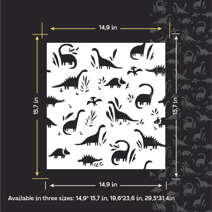 "Dinosaurs" photo wallpaper — a magical atmosphere in the children's room (DFA material 0.3–1 mm, art. E00096)