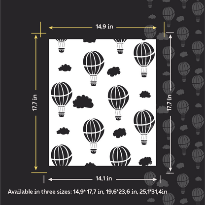 "Balloons" photo wallpaper — a magical atmosphere in the children's room (material DFA 0.3–1 mm, art. E00094)