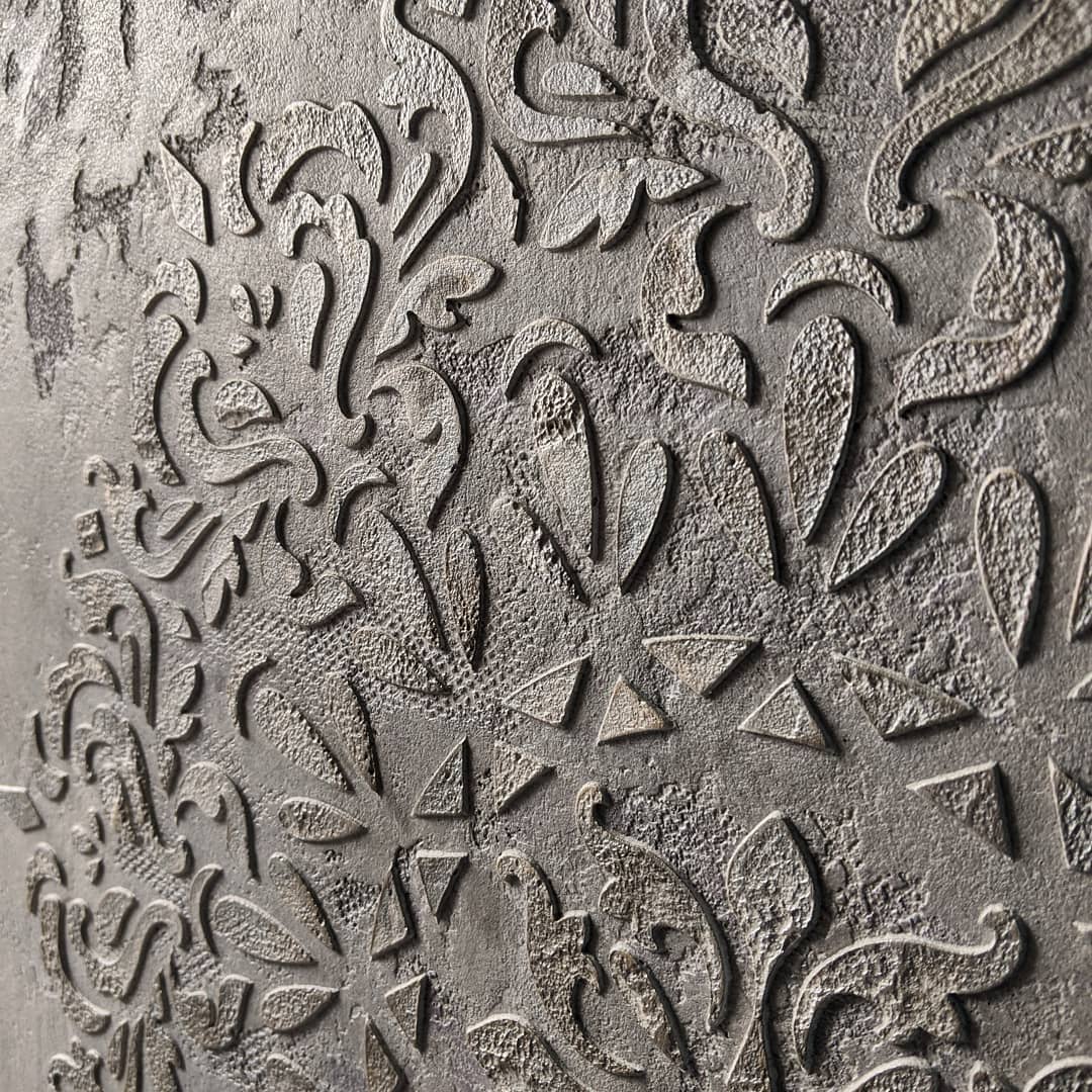 DFA circular patterns - inspiration for an accent wall 0.3-1 mm (C00004)
