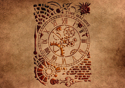 Reusable stencil DFA for decorative plaster Loft 38 (L00038)