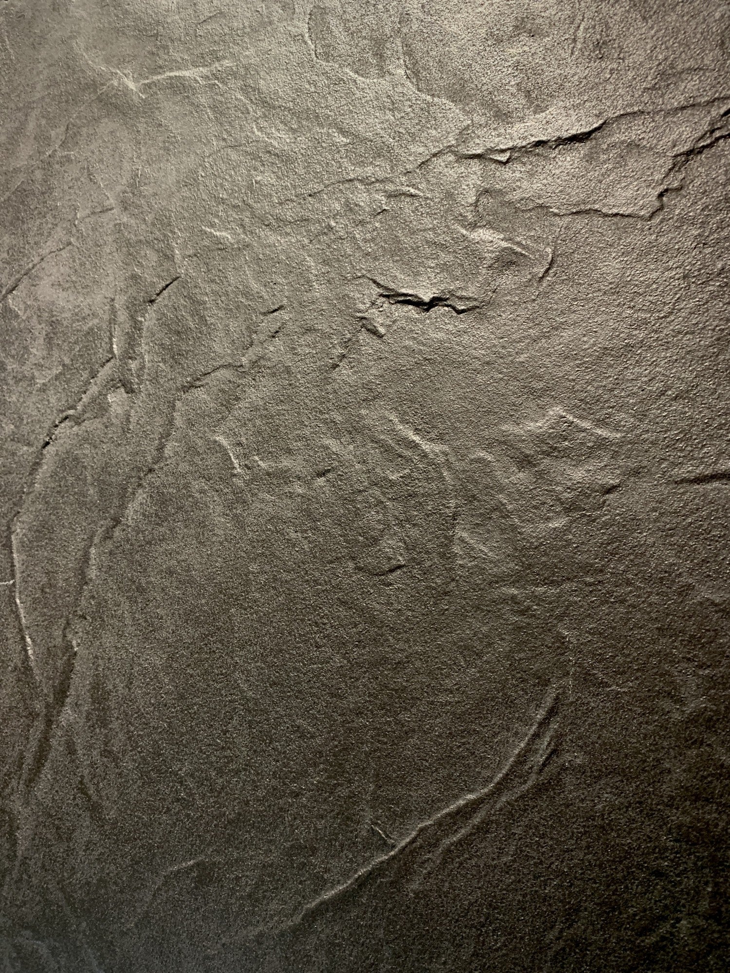 Silicone impression for decoration Stone texture (black) W00004