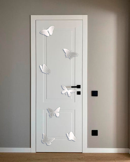 Mirror decor Butterflies DFA: Update your interior in minutes! 7 pcs (YA00002)