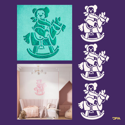 Stencil DFA Vedmdyk reusable for plaster and paint 0.3-1mm (E00060)