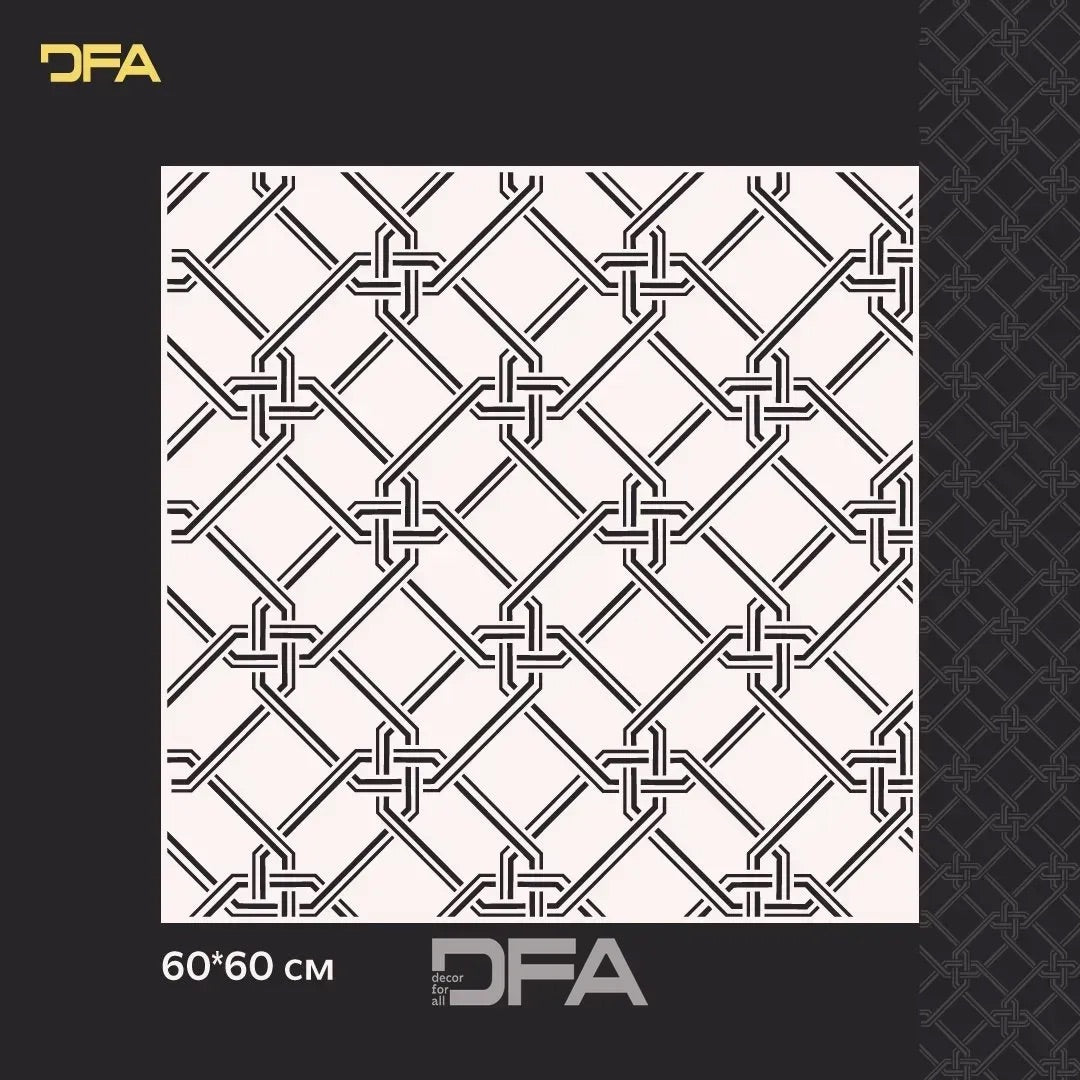 Luxurious oriental pattern for decorative plaster and paint 0.3-1 mm (V00053)