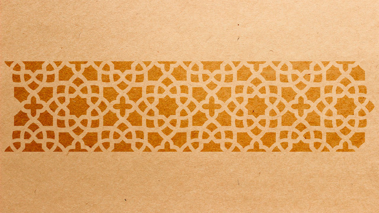 Exquisite Border: DFA Reusable Stencil - Ornament for Your Decor 0.3-1mm (B00082)