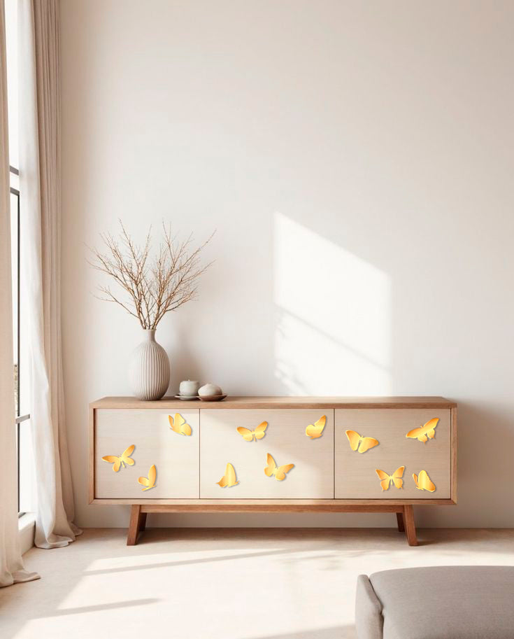 Liven up your interior: Butterfly decor that will fill your home with charm, 11 pcs (YA00004)