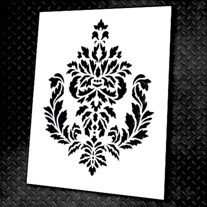 Reusable stencil DFA Damascus, for plaster 0.3-1mm (D00013)