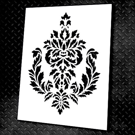 Reusable stencil DFA Damascus, for plaster 0.3-1mm (D00013)