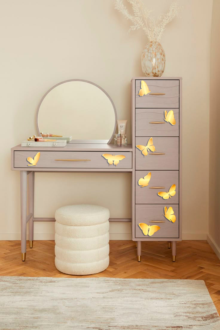 Create a spring mood: Mirror decor DFA Butterflies for the home, 11 pcs (YA00001)