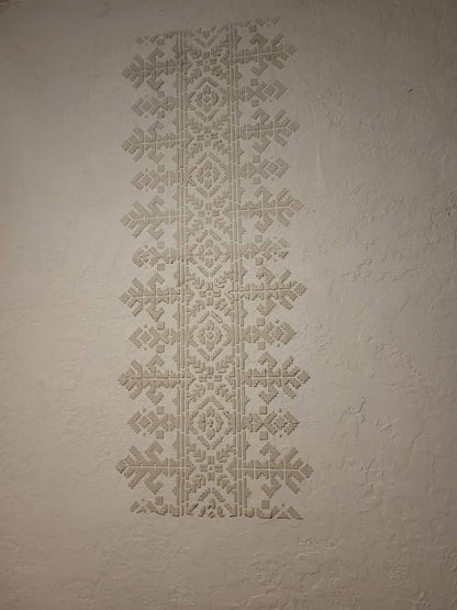 Traditional pattern Vyshyvanka for modern interior with stencil DFA 0.3-1 mm (Z00026)