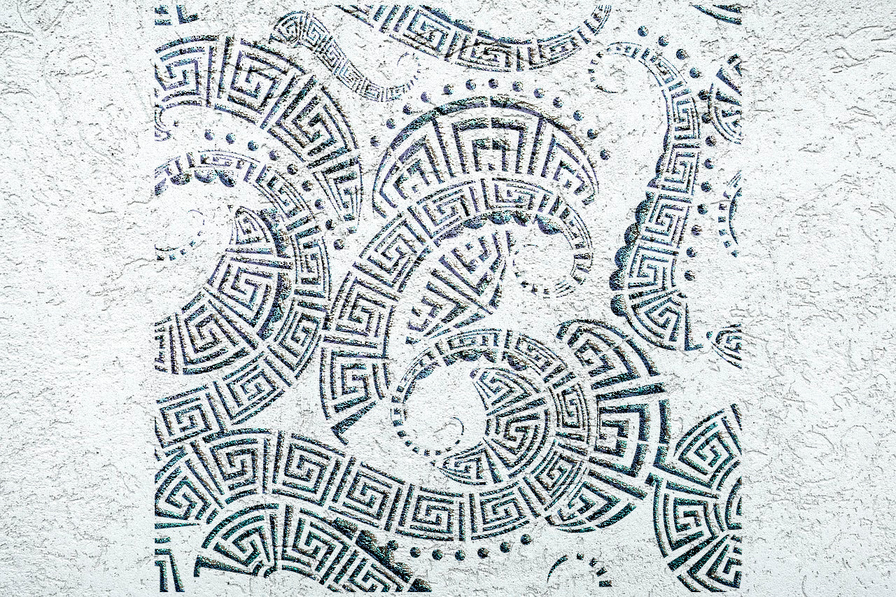 Stencil DFA Square pattern for plaster and paint 0.3-1 mm (K00114)