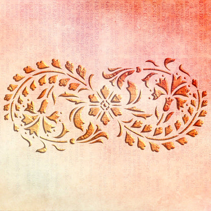 Stencil decorative DFA Border for plaster and paint 0.3-1 mm (B00077)