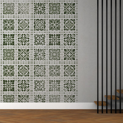 Stencil DFA Square patterns for plaster and paint 0.3-1mm (K00002)