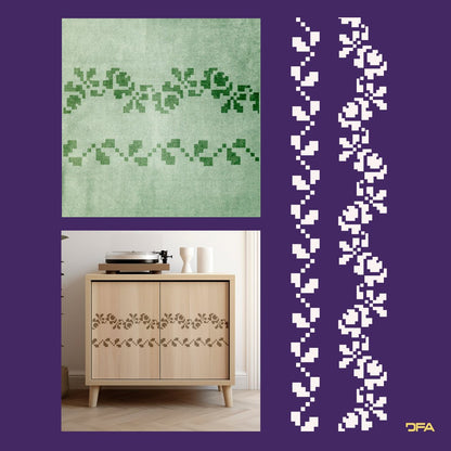 Stencil DFA Embroidery for plaster and paint 0.3-1mm (Z00046)