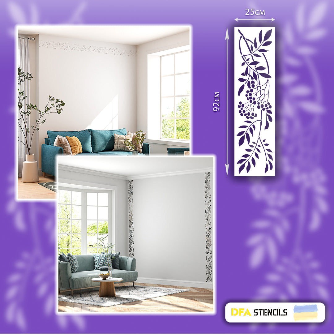 Stencil DFA for walls Kalina for plaster and paint 0.3-1mm (P00122)