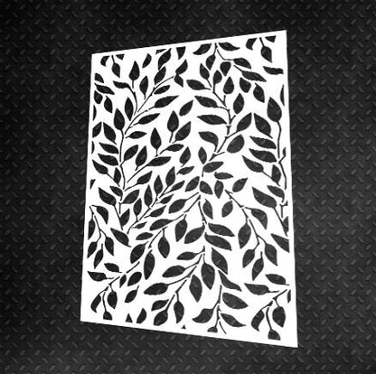Stencil DFA for decoration Priroda Branch for plaster and paint 0.3-1mm (P00006)