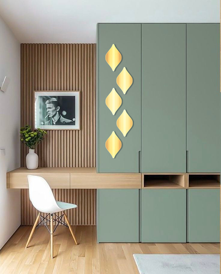 Quick Transformation: DFA Rhombus Mirror Decor to Update Your Home, 5pcs/10pcs/15pcs (YA00009)